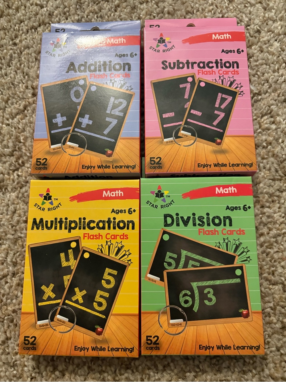 Star Right Flash Cards